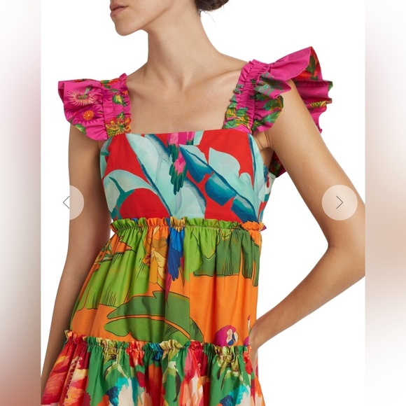 🎉🎉HOST PICK 10.2025🎉🎉 FARM Rio Foliage Mix Mini Dress - Picture 4 of 16